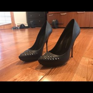 Rock & Republic black stud heels